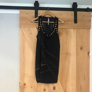 Deep navy dress